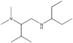 [2-(dimethylamino)-3-methylbutyl](pentan-3-yl)amine Struktur