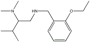 [2-(dimethylamino)-3-methylbutyl][(2-ethoxyphenyl)methyl]amine Struktur