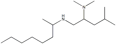 [2-(dimethylamino)-4-methylpentyl](octan-2-yl)amine Struktur