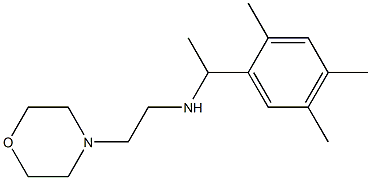 [2-(morpholin-4-yl)ethyl][1-(2,4,5-trimethylphenyl)ethyl]amine Struktur