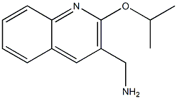 [2-(propan-2-yloxy)quinolin-3-yl]methanamine Struktur