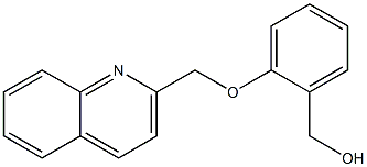 [2-(quinolin-2-ylmethoxy)phenyl]methanol Struktur