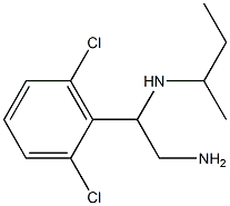 [2-amino-1-(2,6-dichlorophenyl)ethyl](methyl)propan-2-ylamine Struktur