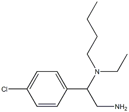 [2-amino-1-(4-chlorophenyl)ethyl](butyl)ethylamine Struktur