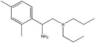 [2-amino-2-(2,4-dimethylphenyl)ethyl]dipropylamine Struktur