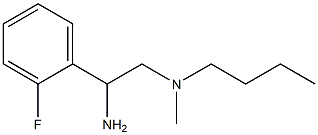 [2-amino-2-(2-fluorophenyl)ethyl](butyl)methylamine Struktur