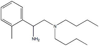 [2-amino-2-(2-methylphenyl)ethyl]dibutylamine Struktur