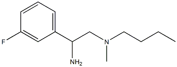 [2-amino-2-(3-fluorophenyl)ethyl](butyl)methylamine Struktur