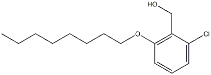 [2-chloro-6-(octyloxy)phenyl]methanol Struktur