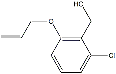 [2-chloro-6-(prop-2-en-1-yloxy)phenyl]methanol Struktur