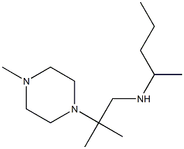 [2-methyl-2-(4-methylpiperazin-1-yl)propyl](pentan-2-yl)amine Struktur