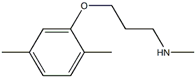 [3-(2,5-dimethylphenoxy)propyl](methyl)amine Struktur