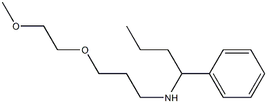 [3-(2-methoxyethoxy)propyl](1-phenylbutyl)amine Struktur