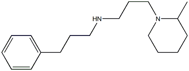 [3-(2-methylpiperidin-1-yl)propyl](3-phenylpropyl)amine Struktur