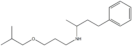 [3-(2-methylpropoxy)propyl](4-phenylbutan-2-yl)amine Struktur