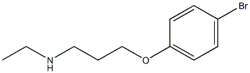 [3-(4-bromophenoxy)propyl](ethyl)amine Struktur