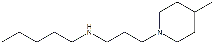 [3-(4-methylpiperidin-1-yl)propyl](pentyl)amine Struktur