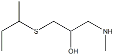 [3-(butan-2-ylsulfanyl)-2-hydroxypropyl](methyl)amine Struktur