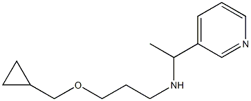 [3-(cyclopropylmethoxy)propyl][1-(pyridin-3-yl)ethyl]amine Struktur