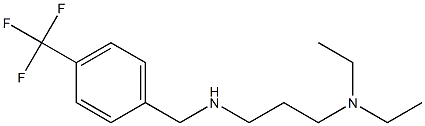 [3-(diethylamino)propyl]({[4-(trifluoromethyl)phenyl]methyl})amine Struktur