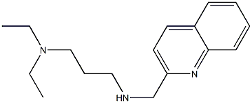 [3-(diethylamino)propyl](quinolin-2-ylmethyl)amine Struktur