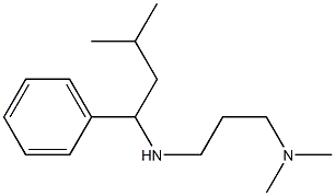 [3-(dimethylamino)propyl](3-methyl-1-phenylbutyl)amine Struktur