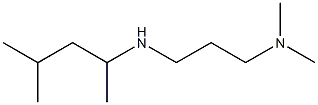 [3-(dimethylamino)propyl](4-methylpentan-2-yl)amine Struktur