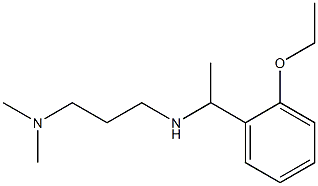 [3-(dimethylamino)propyl][1-(2-ethoxyphenyl)ethyl]amine Struktur