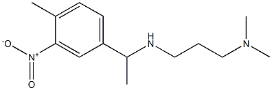 [3-(dimethylamino)propyl][1-(4-methyl-3-nitrophenyl)ethyl]amine Struktur