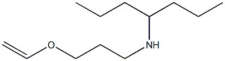 [3-(ethenyloxy)propyl](heptan-4-yl)amine Struktur