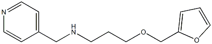 [3-(furan-2-ylmethoxy)propyl](pyridin-4-ylmethyl)amine Struktur