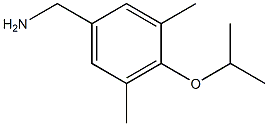 [3,5-dimethyl-4-(propan-2-yloxy)phenyl]methanamine Struktur