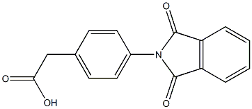 [4-(1,3-dioxo-1,3-dihydro-2H-isoindol-2-yl)phenyl]acetic acid Struktur