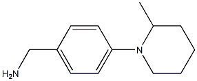 [4-(2-methylpiperidin-1-yl)phenyl]methanamine Struktur