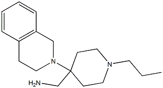 [4-(3,4-dihydroisoquinolin-2(1H)-yl)-1-propylpiperidin-4-yl]methylamine Struktur