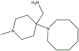 [4-(azocan-1-yl)-1-methylpiperidin-4-yl]methanamine Struktur