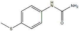 [4-(methylsulfanyl)phenyl]urea Struktur