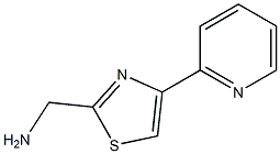 [4-(pyridin-2-yl)-1,3-thiazol-2-yl]methanamine Struktur