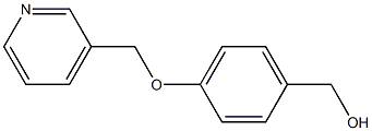 [4-(pyridin-3-ylmethoxy)phenyl]methanol Struktur