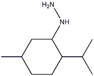 [5-methyl-2-(propan-2-yl)cyclohexyl]hydrazine Struktur