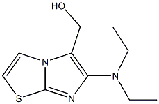 [6-(diethylamino)imidazo[2,1-b][1,3]thiazol-5-yl]methanol Struktur