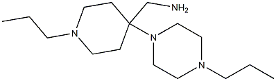 {[1-propyl-4-(4-propylpiperazin-1-yl)piperidin-4-yl]methyl}amine Struktur