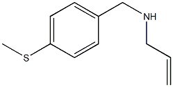 {[4-(methylsulfanyl)phenyl]methyl}(prop-2-en-1-yl)amine Struktur