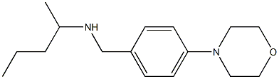 {[4-(morpholin-4-yl)phenyl]methyl}(pentan-2-yl)amine Struktur