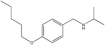 {[4-(pentyloxy)phenyl]methyl}(propan-2-yl)amine Struktur