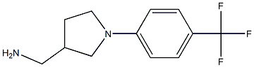 {1-[4-(trifluoromethyl)phenyl]pyrrolidin-3-yl}methylamine Struktur