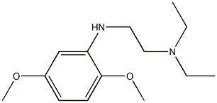 {2-[(2,5-dimethoxyphenyl)amino]ethyl}diethylamine Struktur