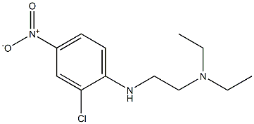 {2-[(2-chloro-4-nitrophenyl)amino]ethyl}diethylamine Struktur