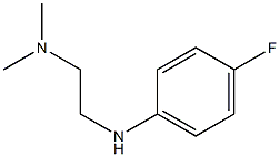 {2-[(4-fluorophenyl)amino]ethyl}dimethylamine Struktur