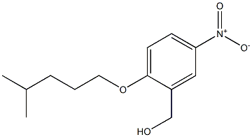 {2-[(4-methylpentyl)oxy]-5-nitrophenyl}methanol Struktur